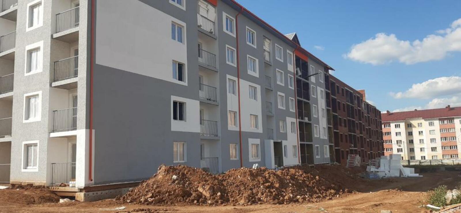 В Дюртюлях завершается строительство дома для переселения семей из аварийного жилья