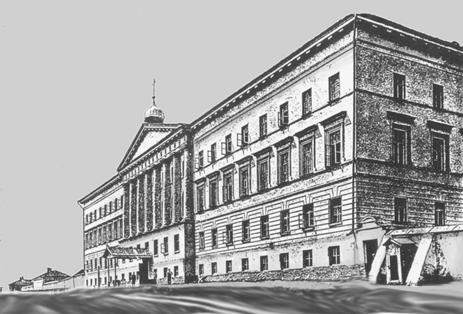 Ӱпӧ духовный семинарийын зданийже. Тыште Уфасе духовный семинарий пелен миссионер класс ышталтын, вара тиде класс Уфасе черемис чимарий школыш савырнен. Лач тиде оралте гыч эрвелмарий интеллигенцийын икымше еҥже-влак лектыныт, нуно марий калыкым ушымо пашаште корным такыртеныт. Кызыт тиде оралте Уфа ола, Карл Маркс урем, 3-шо пӧрт адрес дене верланен.