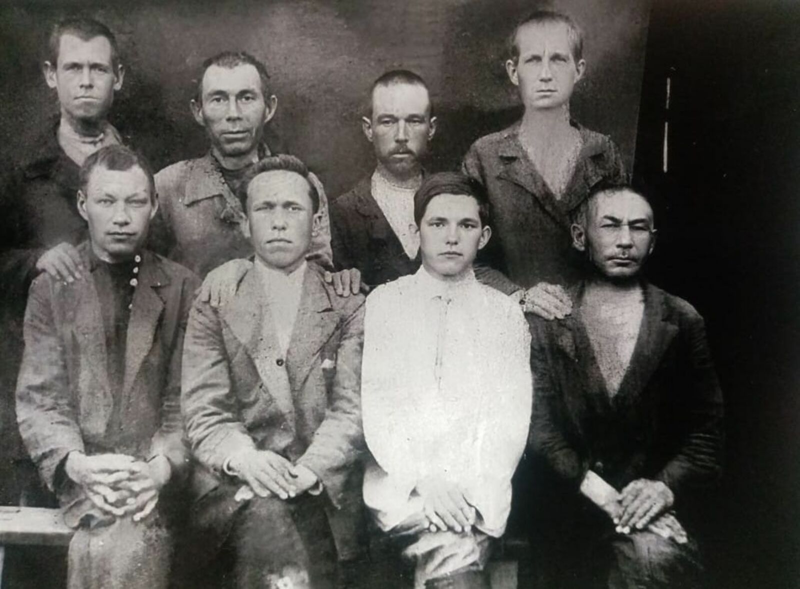 Я.А. Андуганов икымше радамыште пурла гыч икымше. Еш архив гыч налме фото.